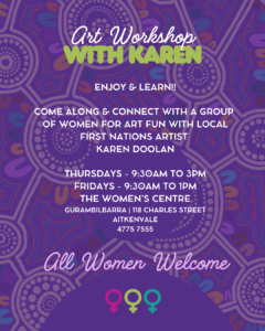 Socials Tile - Art Workshpop with Karen